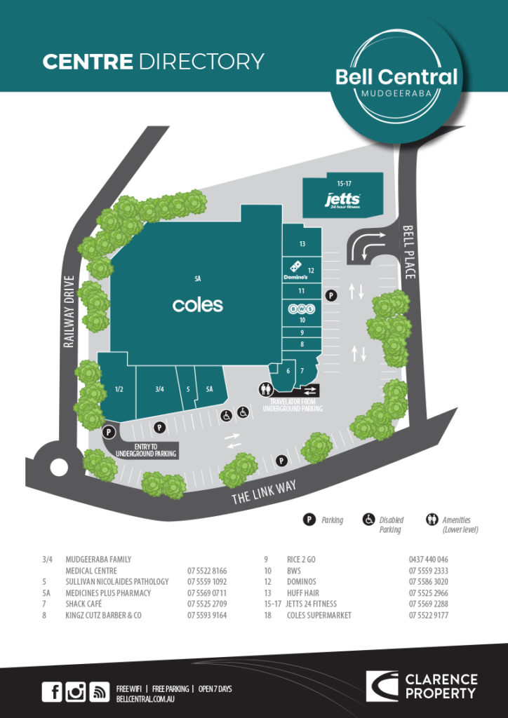 Easy to Find How to get here Bell Central, Mudgeeraba